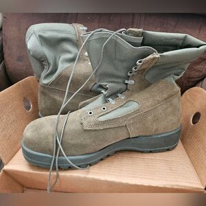 NWT Belleville 600 ST Hot Weather Steel Toe Boot Military Sage Green Men's 13 W.